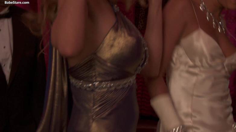 Babe Stare: A party full of hot girls in lingerie and pantyhose...