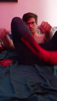 Snauwflake in Spiderman Costume Jerks His Big and Cums
