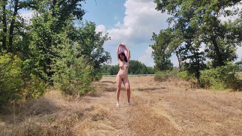 Za Za: A Slave Slut Shows off Her Pink Ass on the...