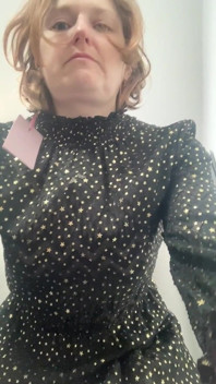 Getting Naked to Try on Designer Dresses in a Posh Boutique Shop