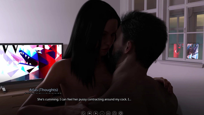 3D Cartoon Porn: Sedm říš - Leyala kouří a jezdí na Atlasu na rande