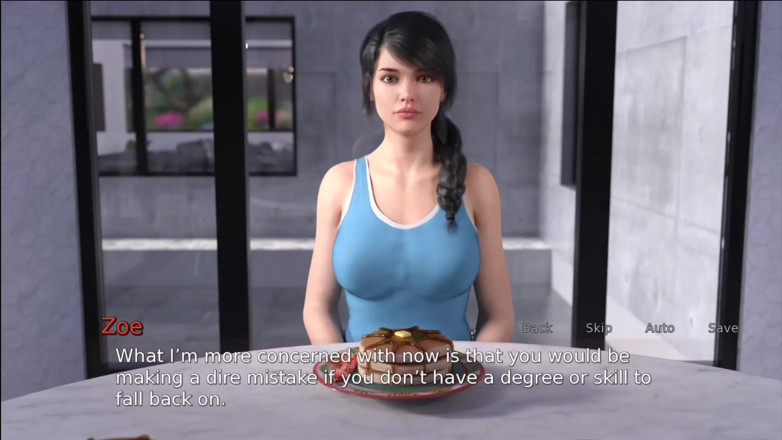 Johannes Gaming: Secret summer # 3 blickte einen blick, während Zoe sich anzieht.
