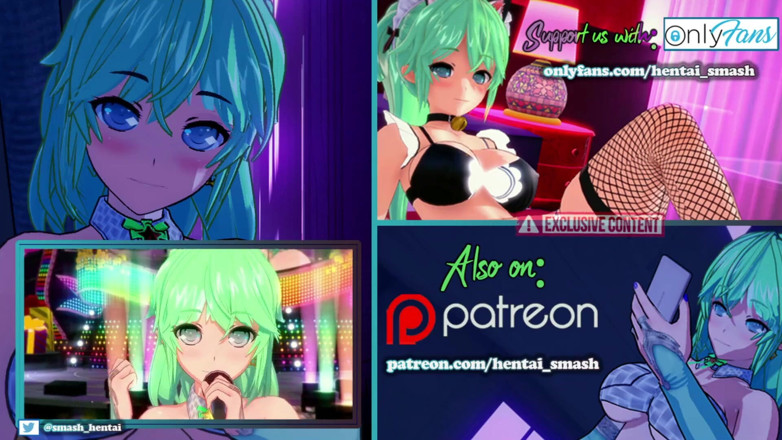 Hentai Smash: Saten reibt und fingert ihre muschi, bis sie zum orgasmus...