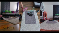Sexydea: Tauch ein in reine sinnlichkeit: Dreifache cam-Ansicht meines nackten Trainings!