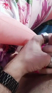 Handjob with French Manicure Fetish