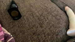 Frequentmasturbation: Very Rough Double Penetration Early Morning Breakfast Dildo Session