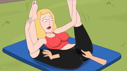 LoveSkySan69: Rick and morty - 回家的路 - 只做爱场景 - 第37部分 由loveskysanx制作的beth瑜伽自慰