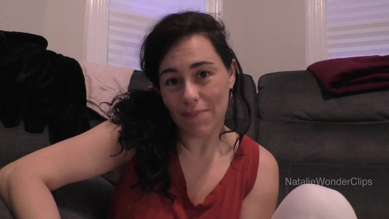 Natalie Wonder: Mostrando-lhe como brincar com seu pênis pequeno e, em seguida,...
