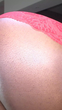 Baise en lingerie avec ma salope amateur noire, creampie