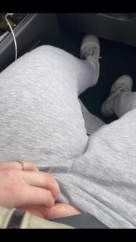 Playing with My Big Pussylips in the Car