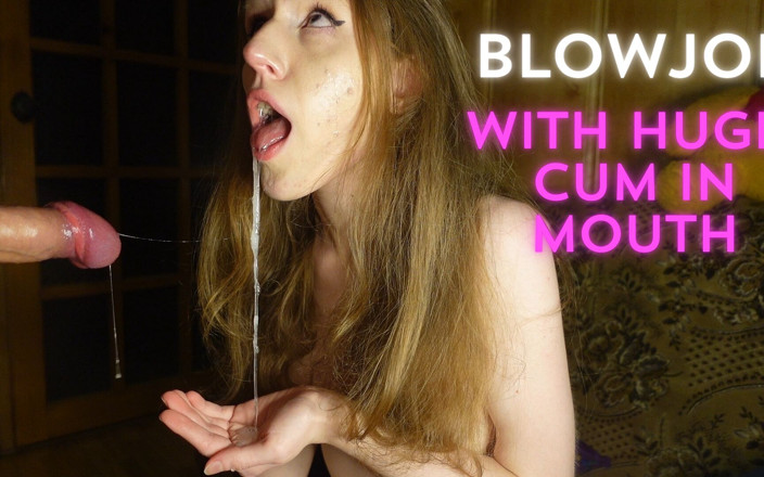 HotRedWildcat: Quick Blowjob with Huge Dose of Cum in Mouth