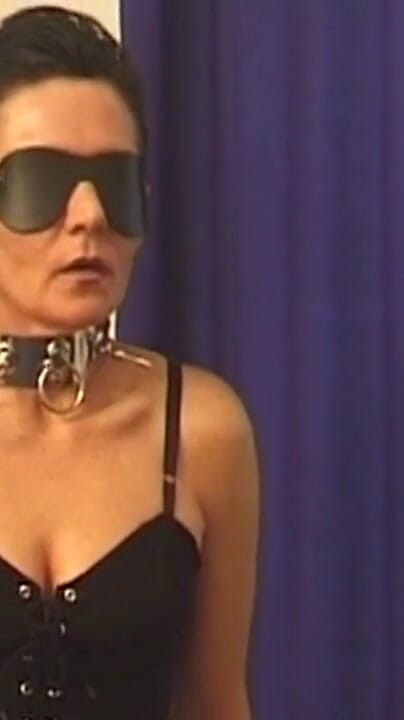 THAGSON 18+: Blindfolded Mature Brunette MILF Endures Sensual Intimate Inspection