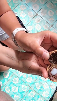 クッキーのエンディングに精液でコックを吸う。ごっくん喰らう