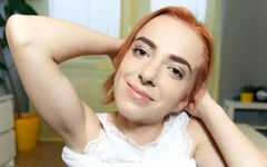 Thumbelina sexy redhead lapdance vr180