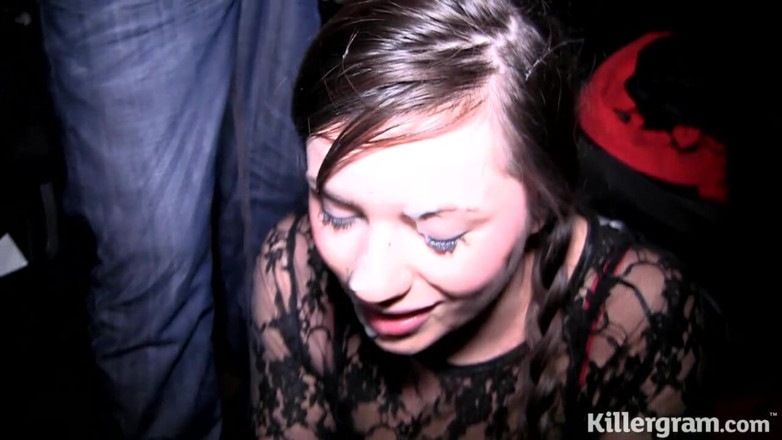Killergram: Teen cum slut goes dogging and gets multiple messy facials