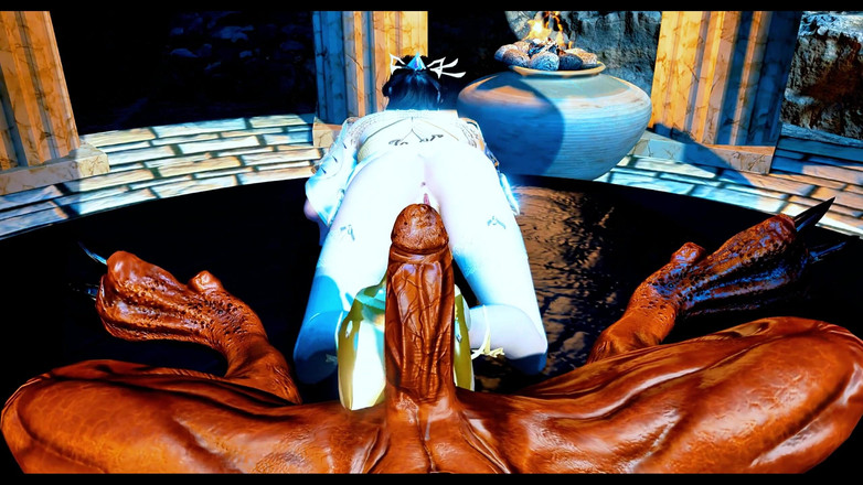 X Hentai: Stor kuk virtuell drottning av Bigboob Fantasy - 3D Animation Hentai