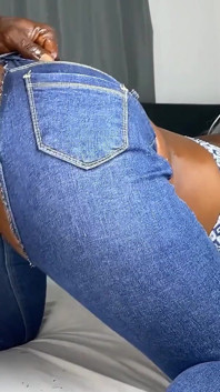 Ebony Teen in Jeans Gets Fucked by BBC!