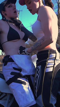 Motorcycle Lesbians Hardcore Ride W/ Lena Vesper & Eris Nova