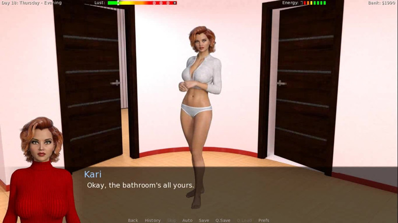 Dirty GamesXxX: Сусідка по кімнаті: її бос - її сусід по кімнаті - епізод 17