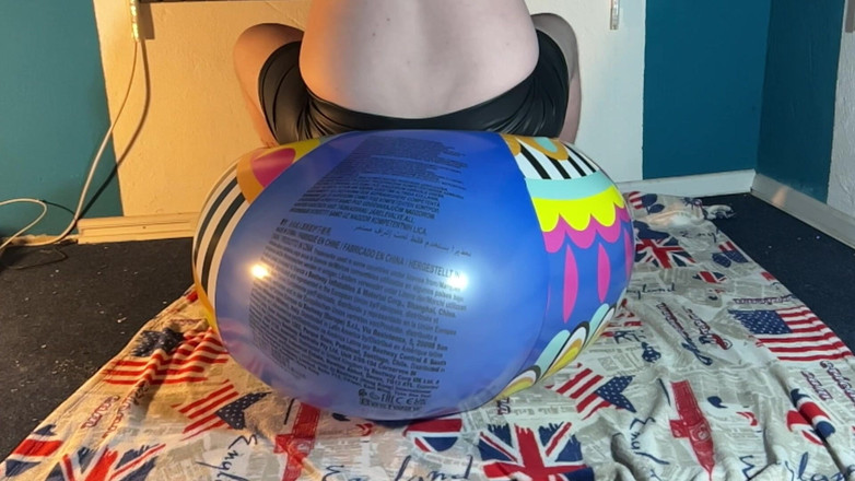 BeachBallsDuo: 3 Enormes bolas de praia de 100cm esmagadas por nós! 2 câmeras...