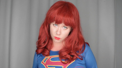 Deanna deadly: Evil supergirl needs your cum red lipstick tease and JOI