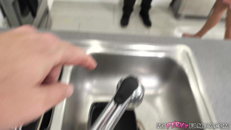 My Pervy Family: Blonde Teases Big Dick Stepbro and Seduces Him to Fuck...
