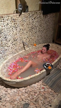 Shooting in the Bath Naked in a Spa - Behind the Scenes