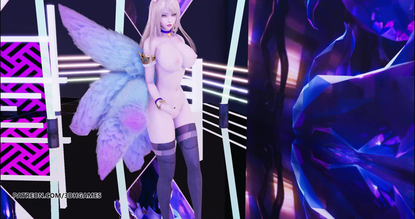 3D-Hentai Games: [MMD] Kara - 전설의 Lupin Ahri 벌거벗은 댄스 kda 리그 섹시 kpop 댄스