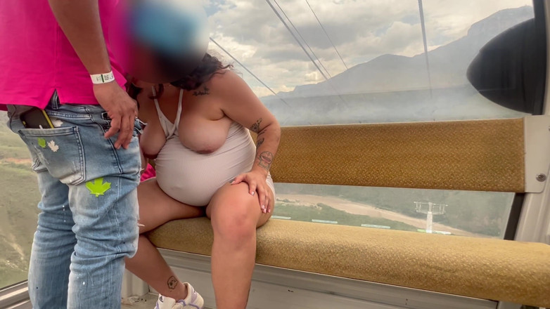 TommyMiller: Blowjob and Fuck in the Cable Car in Colombia, Santander...