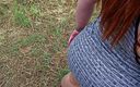 Latin curvy redhead: Fucking in the Park with My Neighbor