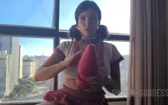 宝贝女孩肛门深操训练