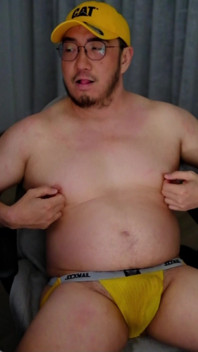 Asian Bear Pig Piss Soaking Dirty Stinky Worn Yellow Jockstraps