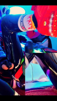 I Love the Black Full Body Latex Suit