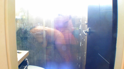 ADAMANDEVE: Surprising my neighbor in the shower with Garabas and Olpr