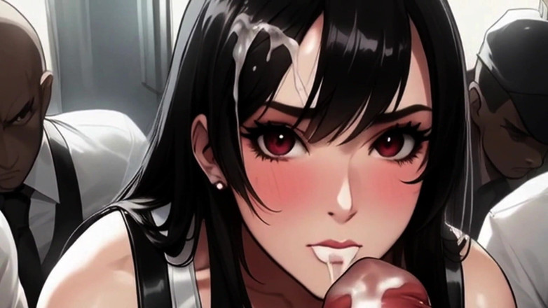 Spicy Toons: Tifa vú to &amp; ngôi sao hàng không nhỏ nhắn mặc đồ...