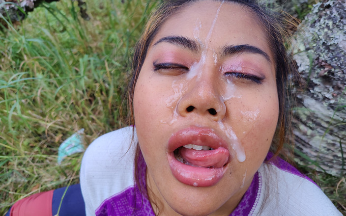 nutON: Tina, compilation d'éjacs faciales, partie 2