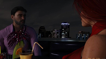 Dirty GamesXxX: La segunda mitad: beso romántico bajo la luz de la...
