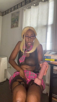 Shy Nerdy College Girl Gives Jerk off Instructions
