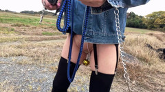 megu2002: Unabhängiges Training Nr. 34 Enge Rock, hochgekrempelter BH, sichtbarer Gang