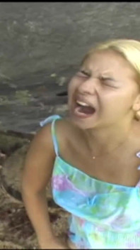 Big Tits Slut Humiliating Piss on Face and in Mouth by Two Big Cocks