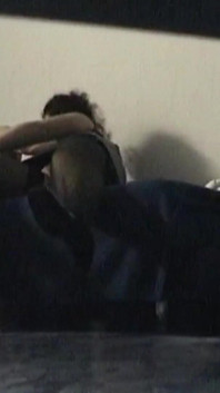 The Shy MILF Came in a Leather Skirt and Stockings to Be Fucked by the Young Guy and He Filmed Everything.