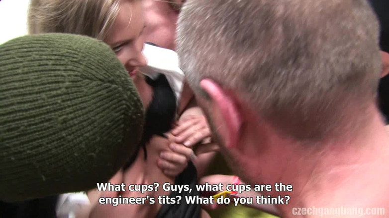 Czech Gang Bang: Czech Gang Bang 10: State Clerk Takes on a 70-man Gangbang