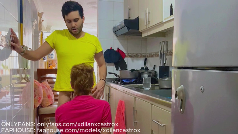 Dilan Castro: Straight Fucks His Stepbrother's Gay Ass Bareback Without Being Discovered