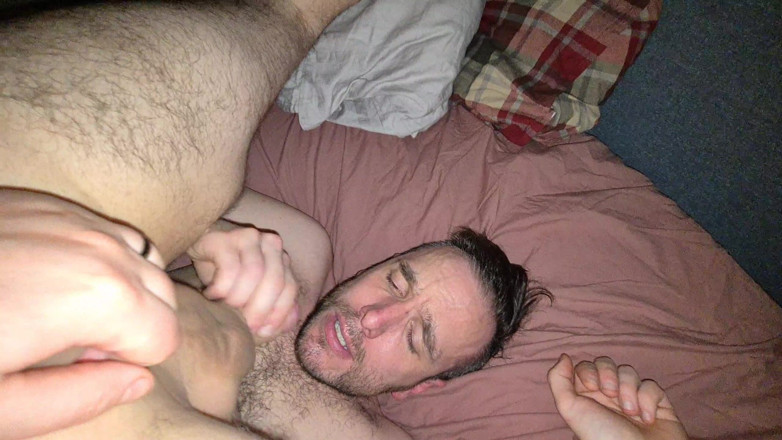 SwitchMixCouple: Assisted Self Suck Flaccid Cock - Uncut Raw