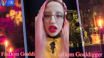 FinDom Goaldigger: Trasformazione di masturbazione per grandi labbra rosse