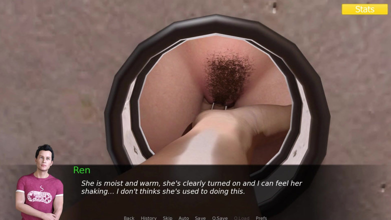3D Cartoon Porn: Erotica 5 - Ren mengongkek awek miang melalui lubang kemuliaan tandas