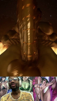 Big Huge Thicc Milky Ass Hard Cock Futa Orc Plops Her Cock All on Your Fucking Face
