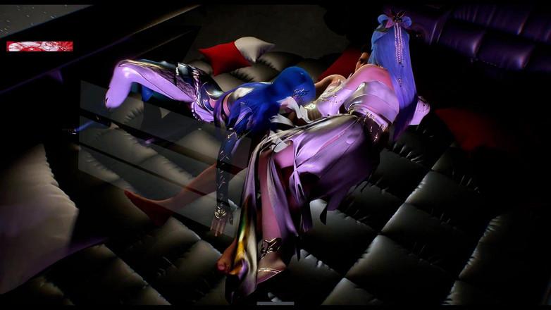 X Hentai: थ्रीसम मोशन-कैप्चर्ड देवी - 3डी एनीमेशन हेनतई