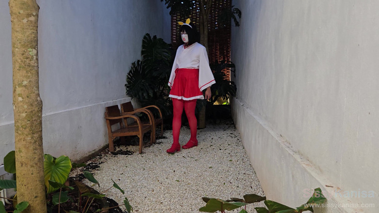 SissyKanisa: Sluty Miko Sissy Kanisa Part 2: Outdoor Walk in a Rock...