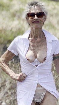 Outdoors with Crotchless Panties